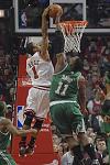 Rose dunk on Davis