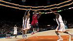 Jrue Holiday driving in