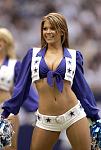 a dallas cowboys cheerleader...
