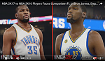 Kevin Durant: NBA 2K16 VS NBA...